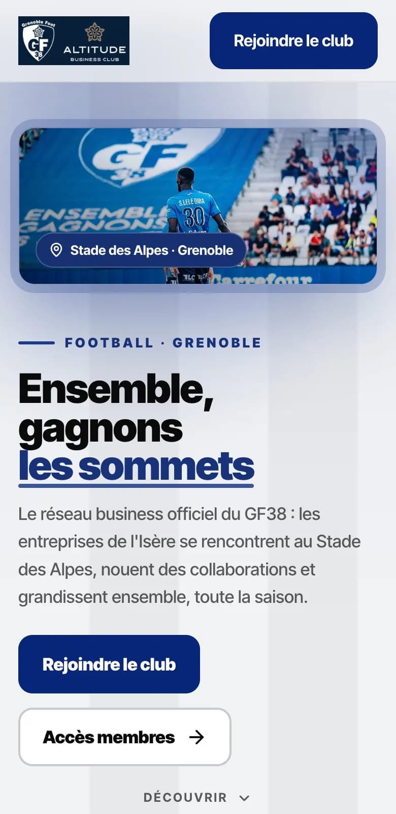 Espace GF38 Business propulsé par MisterBridge